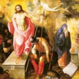 Resurrection and the three Mary in the sepulchre