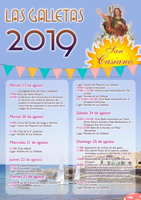 Fiestas en honor a San Casiano 2019