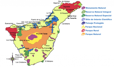 Mapa de Espacios Protegidos