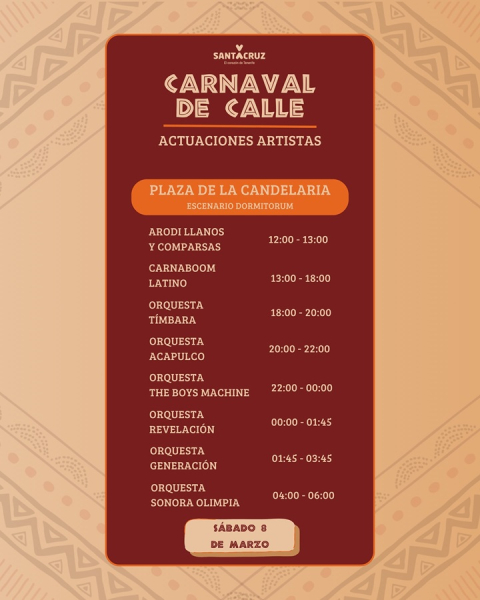 Actuaciones Carnaval de Día