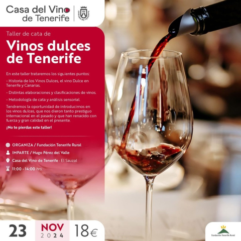 Taller de Cata de Vinos Dulces