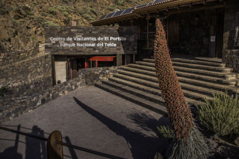 Jardín del Centro de Visitantes de El Portillo