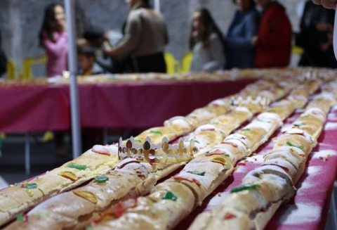 Roscón de Reyes gigante