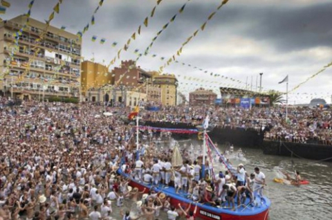 Schiffsprozession der Heiligen Jungfrau "Virgen del Carmen"