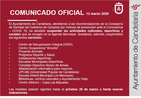 Carnaval de Candelaria SUSPENDED