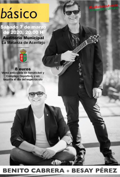 Concierto de Benito Cabrera y Besay Pérez