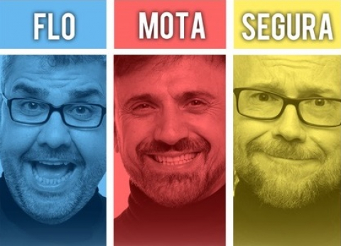 Santiago Segura, José Mota y Florentino Fernández