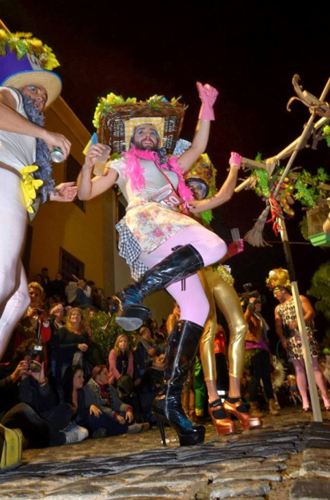 Men Marathon in high heels “Mascarita Ponte Tacon”