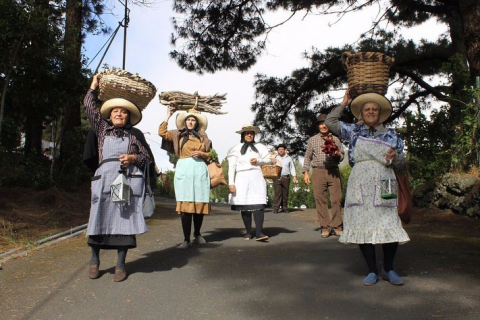 Walk through the heights. Recreation of bartering