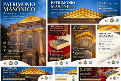Templo Masónico: jornada cultural
