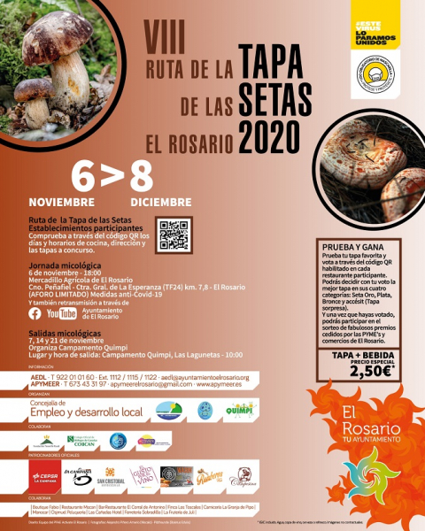 VIII RUTA DE LA TAPA DE SETAS DE EL ROSARIO